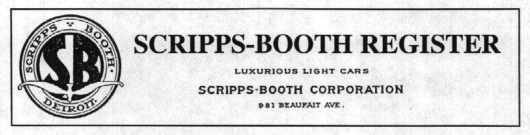 Scripps-Booth
                Register Logo